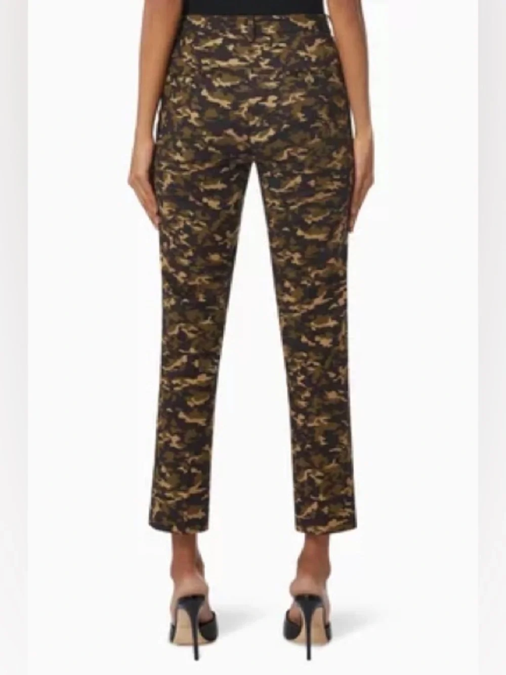 MICHAEL KORS COLLECTION CAMOUFLAGE TAILORED PANTS — SIZE 10